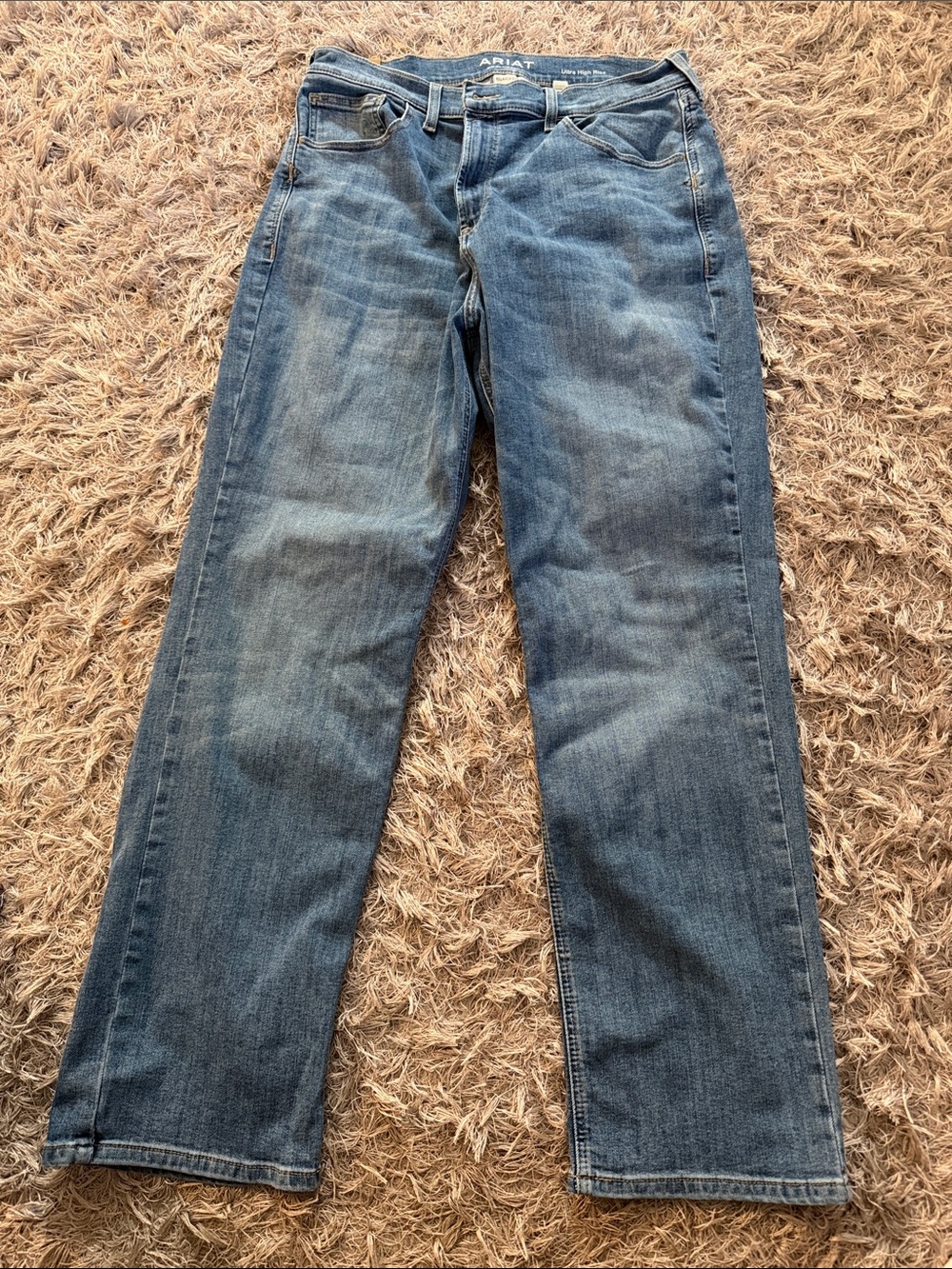 Ariat Men's Faded Blue Straight Jeans